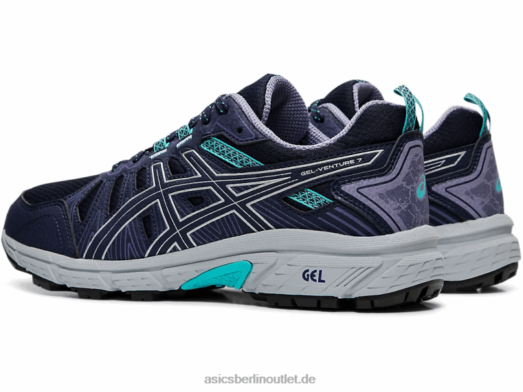 Gel-Venture 7 breit BL4N4201Asics schwarzes Silber