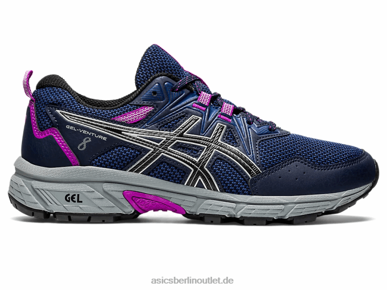Gel-Venture 8 breit BL4N2945Asics Mitternacht/reines Silber