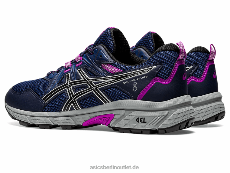 Gel-Venture 8 breit BL4N2945Asics Mitternacht/reines Silber