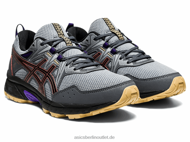 Gel-Venture 8 breit BL4N3938Asics Träger grau/roter Ziegelstein