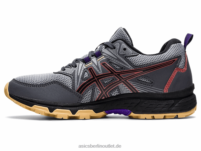Gel-Venture 8 breit BL4N3938Asics Träger grau/roter Ziegelstein