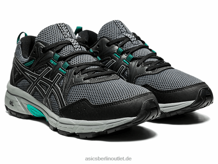 Gel-Venture 8 breit BL4N3946Asics Schwarz/Plattenfelsen