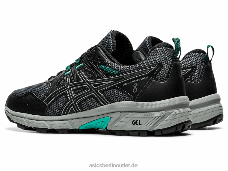 Gel-Venture 8 breit BL4N3946Asics Schwarz/Plattenfelsen