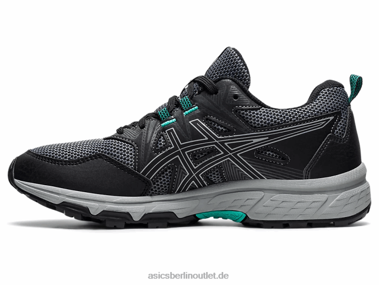 Gel-Venture 8 breit BL4N3946Asics Schwarz/Plattenfelsen