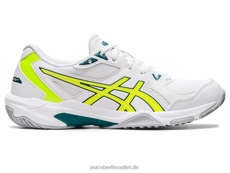 Gel-Rakete 10 BL4N2808Asics weiß/sicherheitsgelb