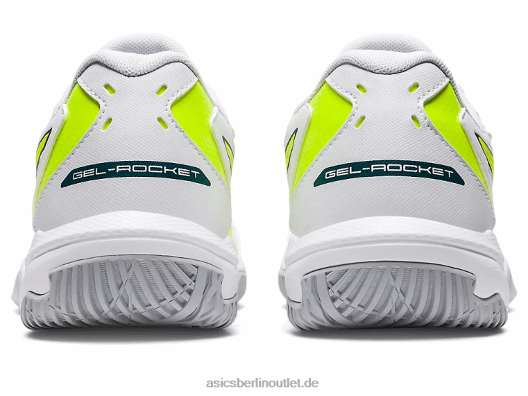 Gel-Rakete 10 BL4N2808Asics weiß/sicherheitsgelb