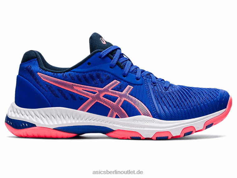 Netburner Ballistic FF 2 BL4N2356Asics Lapislazuliblau/flammende Koralle