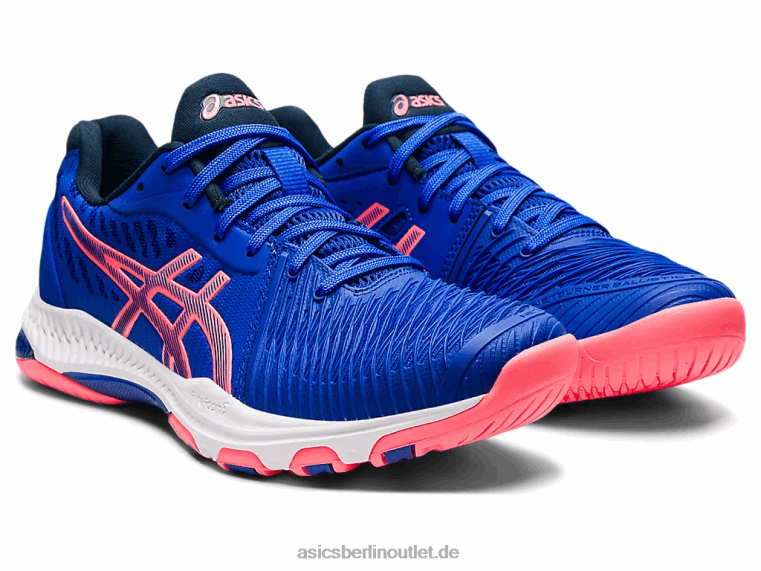 Netburner Ballistic FF 2 BL4N2356Asics Lapislazuliblau/flammende Koralle