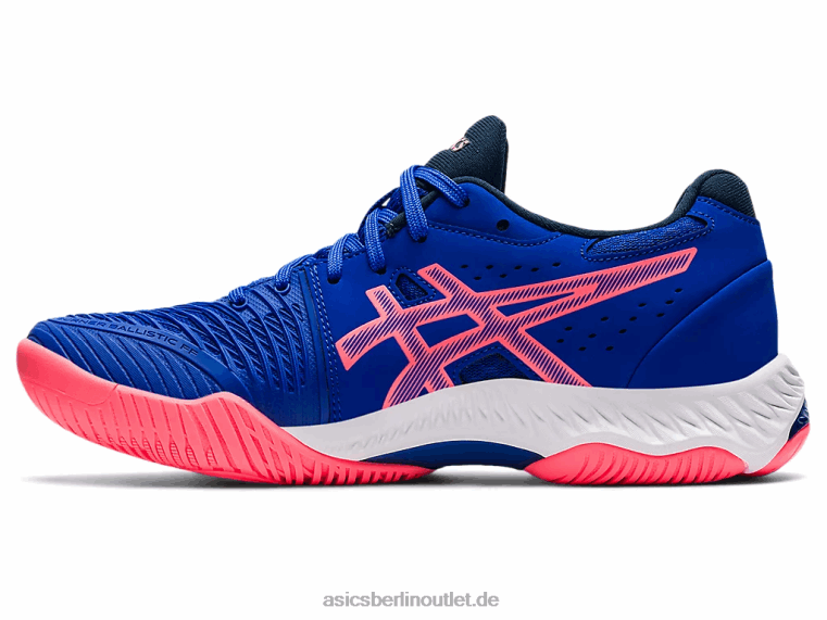 Netburner Ballistic FF 2 BL4N2356Asics Lapislazuliblau/flammende Koralle