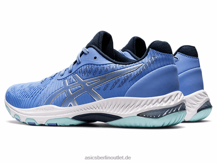Netburner Ballistic FF 2 BL4N3606Asics Immergrünblau/reines Silber