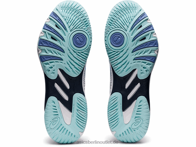 Netburner Ballistic FF 2 BL4N3606Asics Immergrünblau/reines Silber