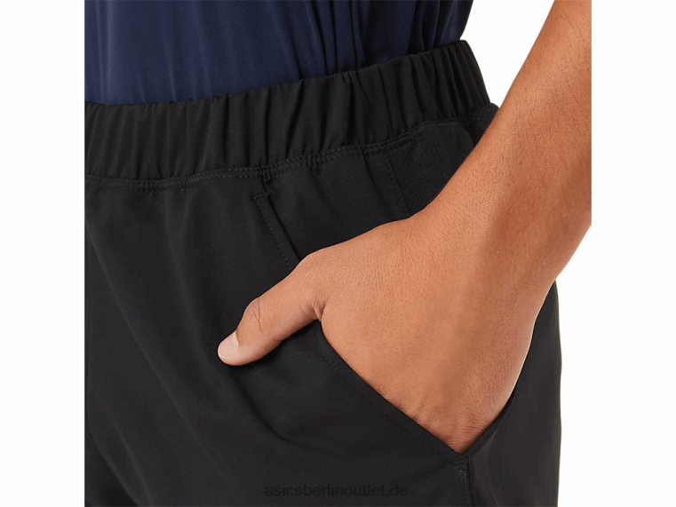 Tennisshorts für Kinder BL4N4234Asics Leistung schwarz