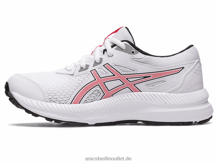 8. Grundschule besuchen BL4N4281Asics Weiß/Elektrorot