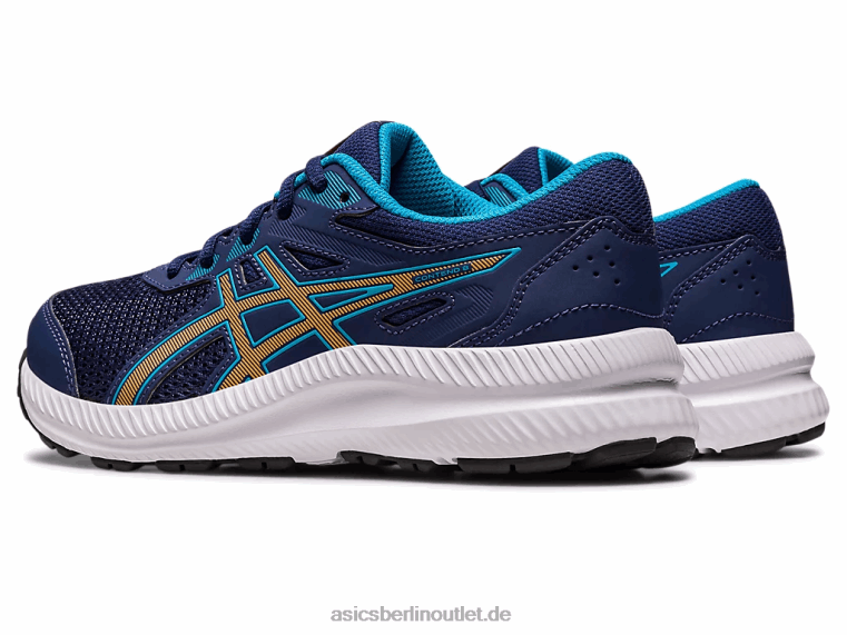 8. Grundschule besuchen BL4N4286Asics Indigoblau/Sonnenpfirsich