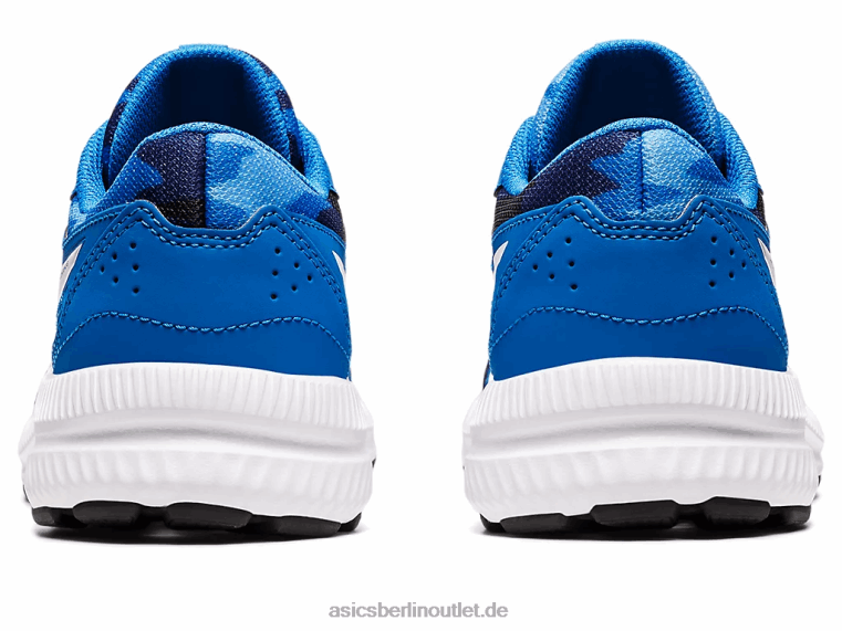 8. Grundschule besuchen BL4N4345Asics elektrisches Blau/Weiß