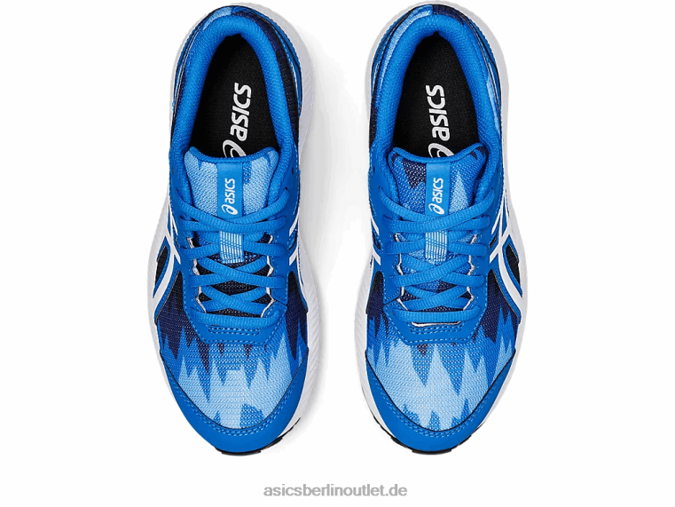 8. Grundschule besuchen BL4N4345Asics elektrisches Blau/Weiß