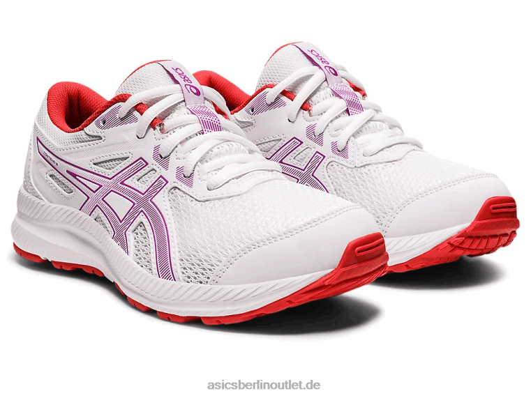 8. Grundschule besuchen BL4N4404Asics weisse Orchidee
