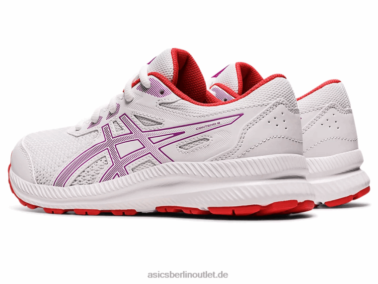8. Grundschule besuchen BL4N4404Asics weisse Orchidee