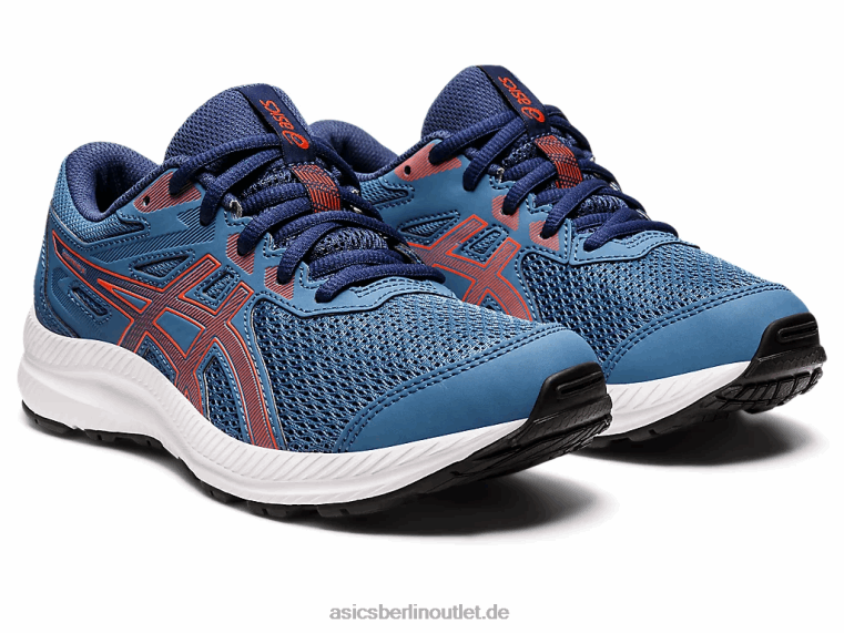 8. Grundschule besuchen BL4N4409Asics Azurblaue/Kirschtomate