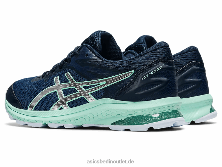 GT-1000 10. Grundschule BL4N4434Asics Donnerblau/reines Silber