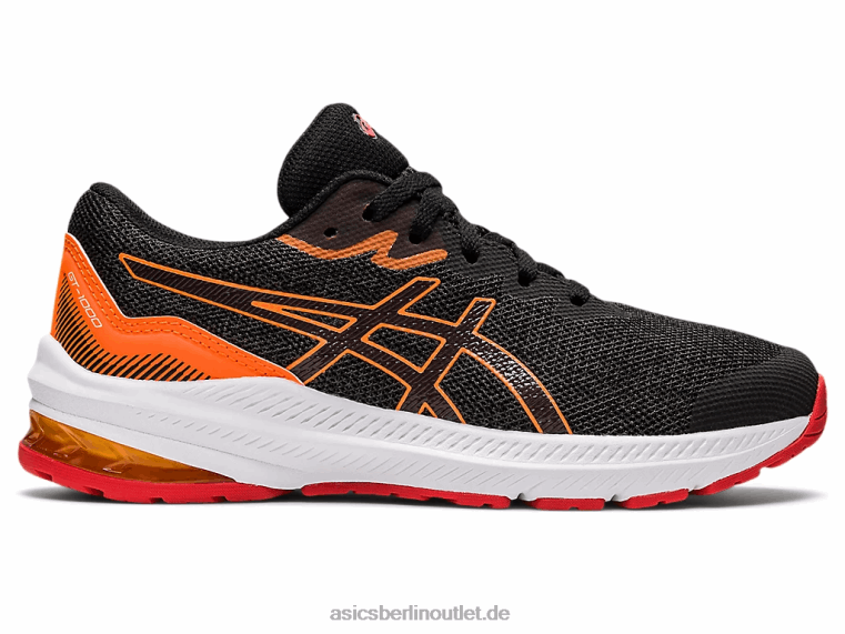 GT-1000 11. Grundschule BL4N4471Asics Graphitgrau/Feuerrot