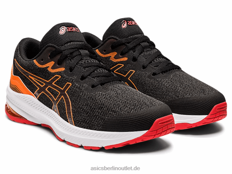 GT-1000 11. Grundschule BL4N4471Asics Graphitgrau/Feuerrot