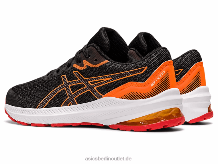 GT-1000 11. Grundschule BL4N4471Asics Graphitgrau/Feuerrot