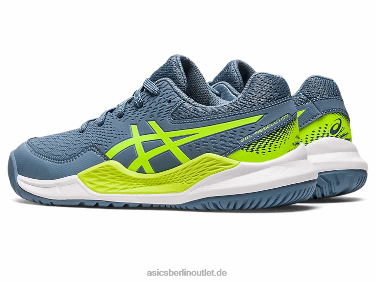 Gel-Auflösung 9. Grundschule BL4N4219Asics Stahlblau/Hazardgrün