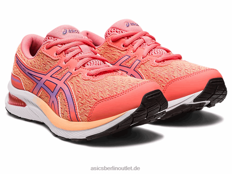 Gel-Cumulus 24 Grundschule BL4N4236Asics Papaya/staubiges Lila