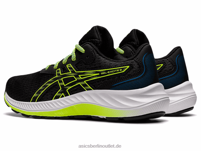 Gel-Excite 9. Grundschule BL4N4507Asics Schwarz/Gefahrengrün