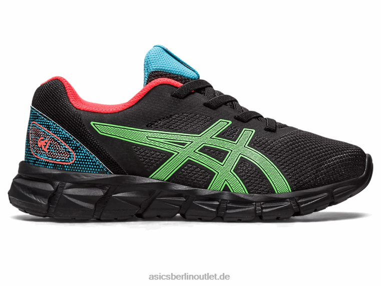 Gel-Quantum Lyte II Vorschule BL4N4295Asics schwarz/grüner Gecko
