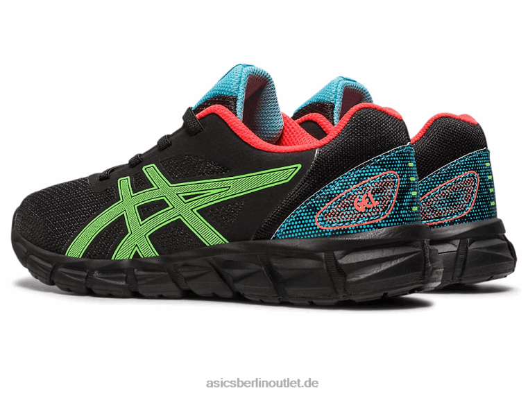 Gel-Quantum Lyte II Vorschule BL4N4295Asics schwarz/grüner Gecko