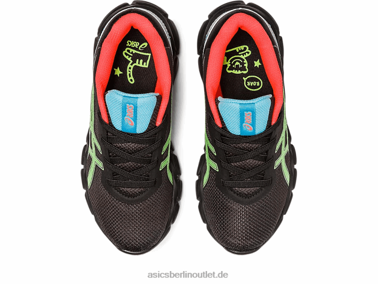 Gel-Quantum Lyte II Vorschule BL4N4295Asics schwarz/grüner Gecko