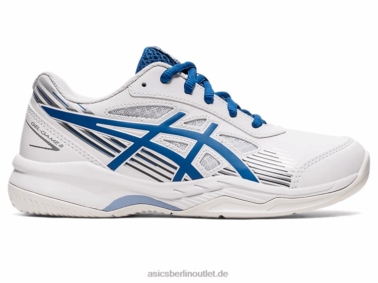 Gel-Spiel 8. Grundschule BL4N4429Asics White/Lake Drive