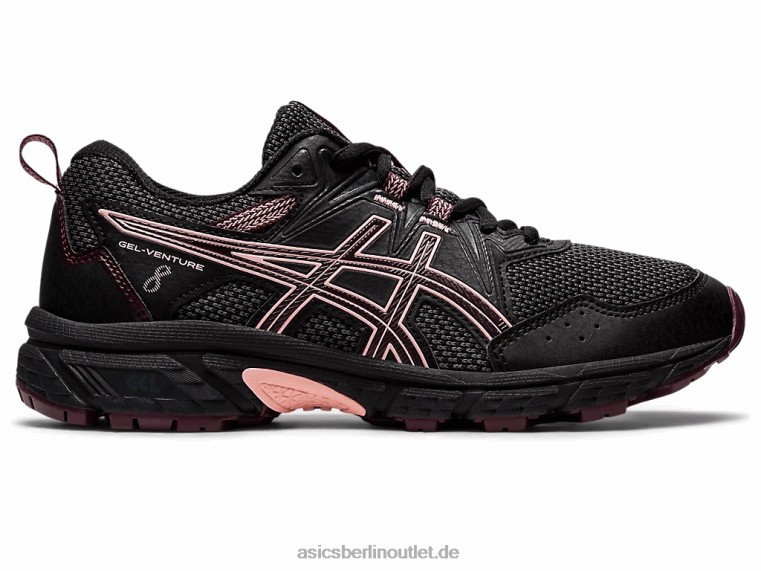Gel-Venture 8. Grundschule BL4N4371Asics Schwarz/tiefer Mars
