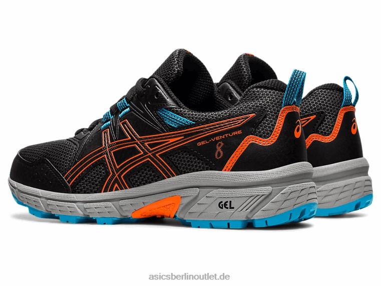 Gel-Venture 8. Grundschule BL4N4496Asics schwarz/ringelorange