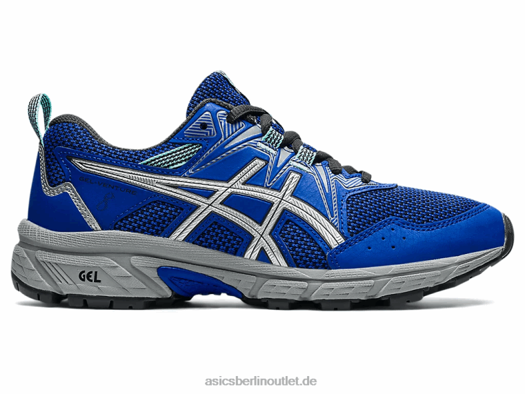 Gel-Venture 8. Grundschule BL4N4509Asics Lapislazuliblau/reines Silber