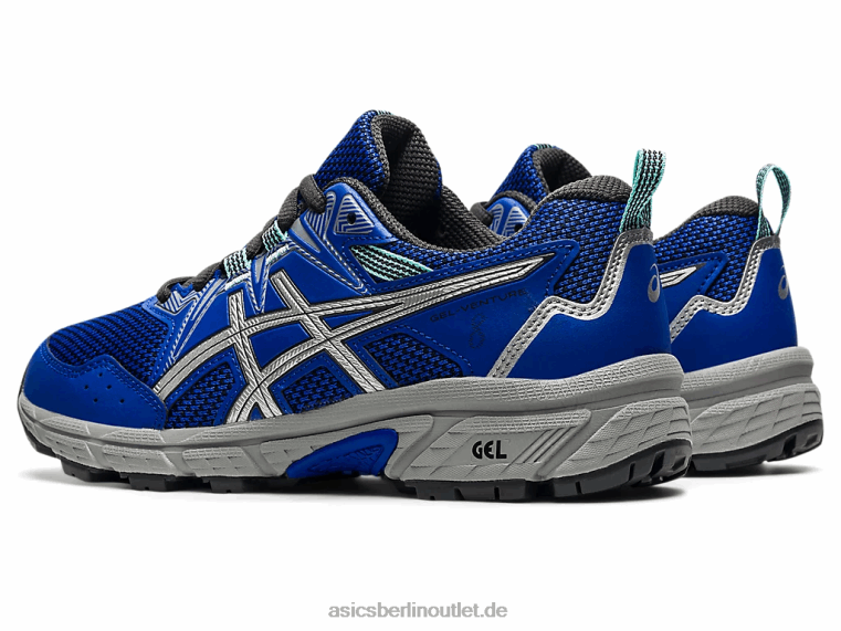 Gel-Venture 8. Grundschule BL4N4509Asics Lapislazuliblau/reines Silber