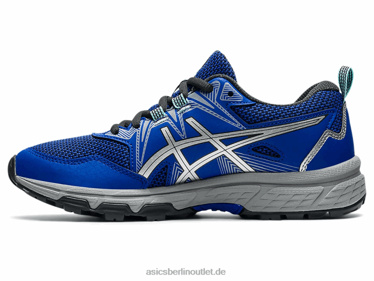 Gel-Venture 8. Grundschule BL4N4509Asics Lapislazuliblau/reines Silber
