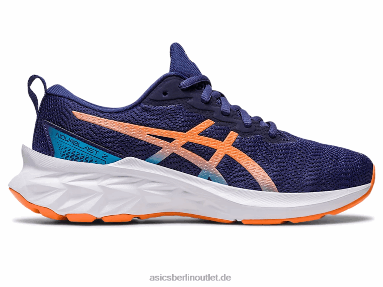 Novablast 2 Grundschule BL4N4277Asics Indigoblau/Sonnenpfirsich