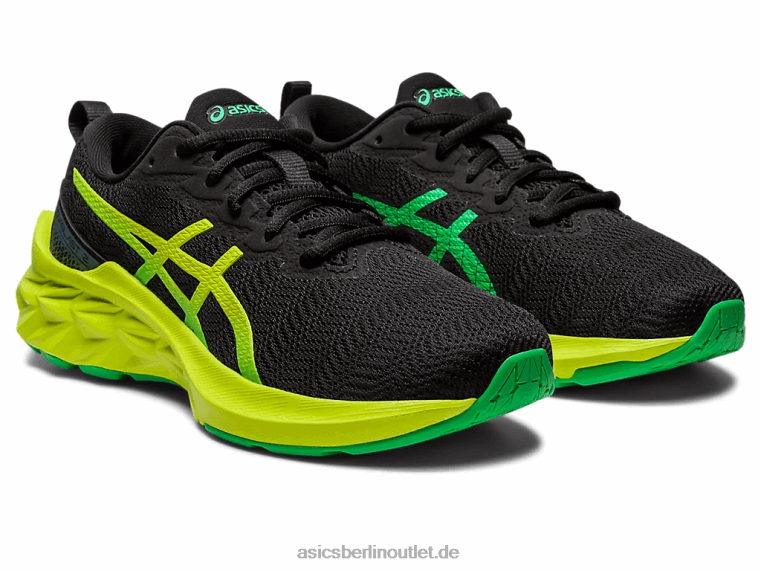Novablast 2 Grundschule BL4N4309Asics Schwarz/Limettenschale