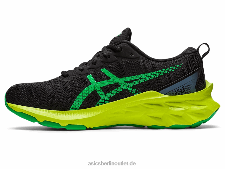 Novablast 2 Grundschule BL4N4309Asics Schwarz/Limettenschale
