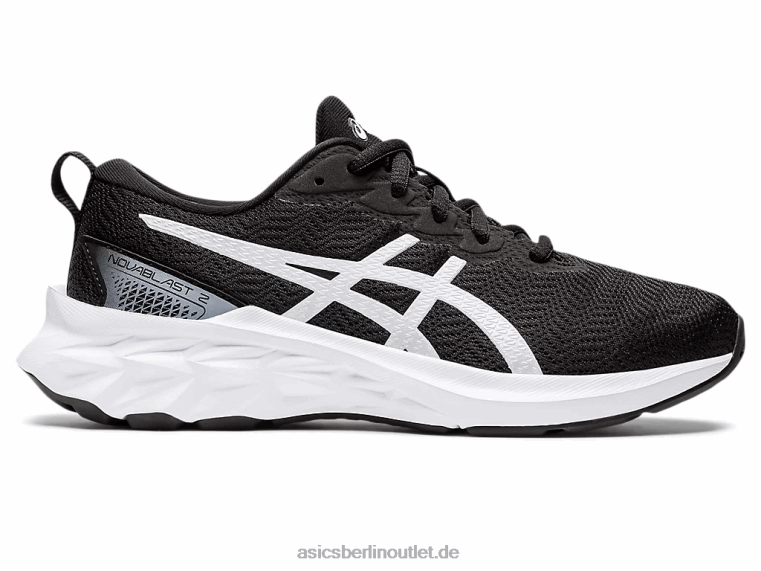 Novablast 2 Grundschule BL4N4473Asics Schwarz-Weiss
