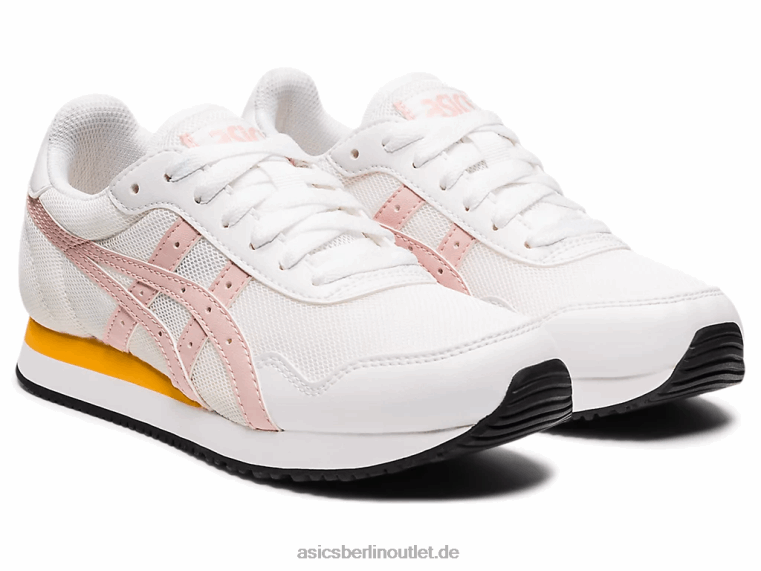 Tiger-Runner-Grundschule BL4N4450Asics Weiß/Ingwer-Pfirsich