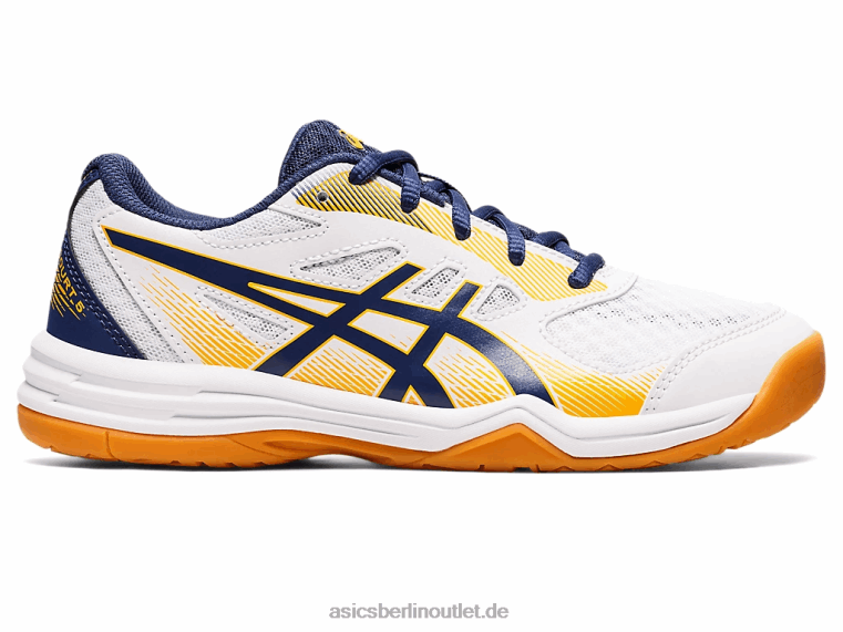 Upcourt 5 Grundschule BL4N4420Asics weiß/tiefer Ozean