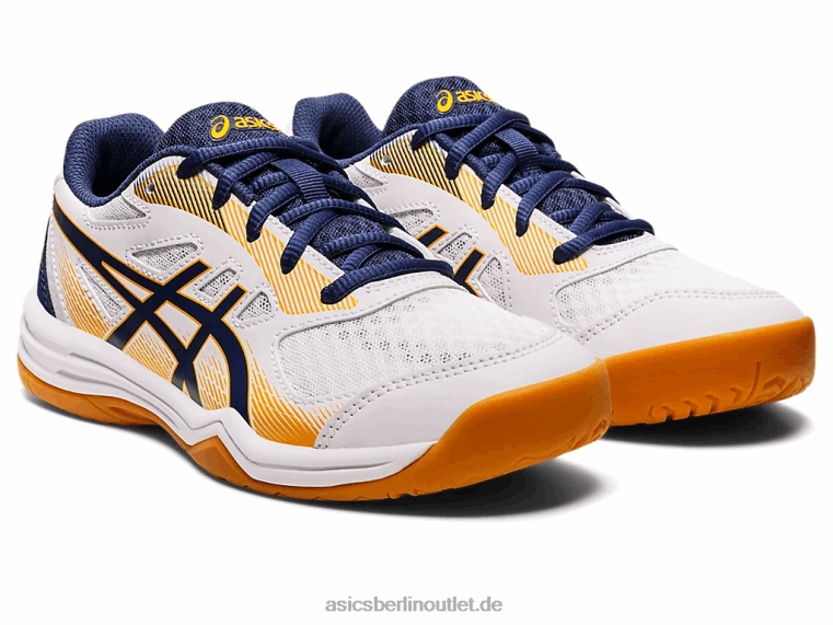 Upcourt 5 Grundschule BL4N4420Asics weiß/tiefer Ozean