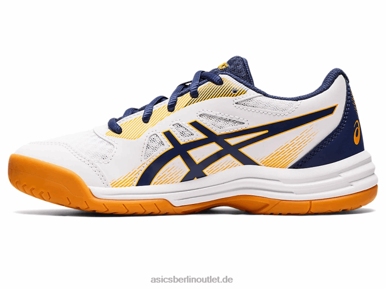Upcourt 5 Grundschule BL4N4420Asics weiß/tiefer Ozean