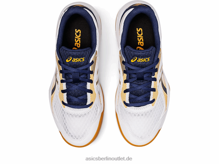 Upcourt 5 Grundschule BL4N4420Asics weiß/tiefer Ozean