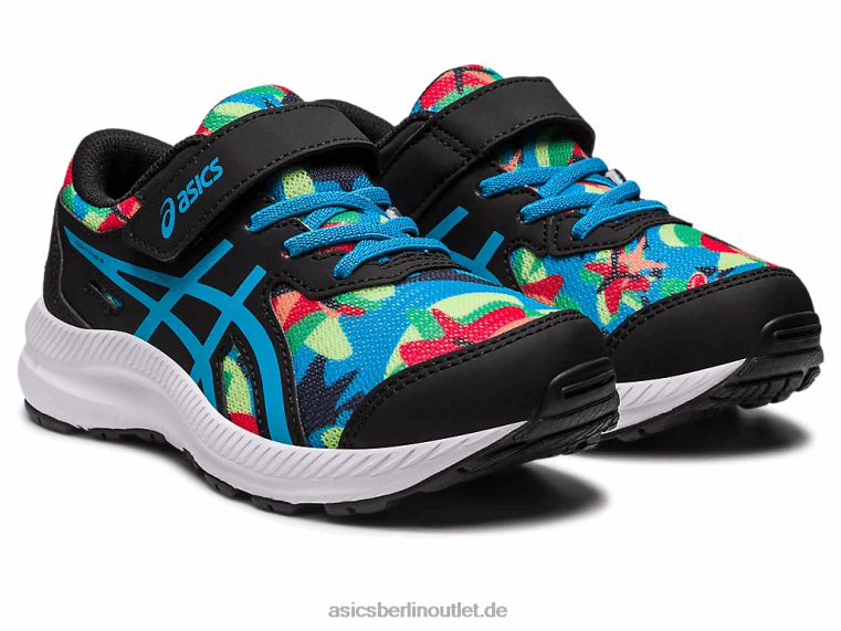 konkurrieren 8 Vorschule BL4N4247Asics Schwarz/Inselblau