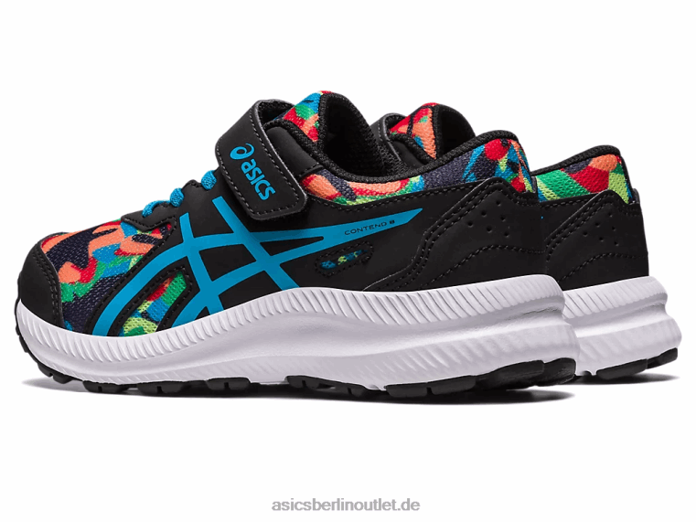 konkurrieren 8 Vorschule BL4N4247Asics Schwarz/Inselblau